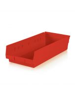 Shelf Bin, 8⅜ x 4 x 17⅞, Red