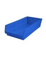 Shelf Bin, 8⅜ x 4 x 17⅞ , Blue