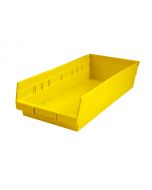 Shelf Bin, 8⅜ x 4 x 17⅞, Yellow