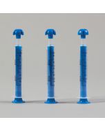 Comar Oral Dispensers with Tip Caps, 3mL - Red Plunger