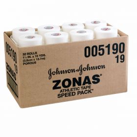 Johnson & Johnson Zonas Porous Tape - 2" x 15 yd - 24 rolls per box