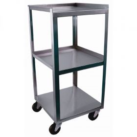 Stainless Steel Carts - 3 Shelf Cart with Handle