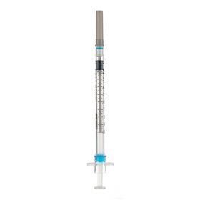 SOL-CARE 1ml TB Safety Syringe w/Fixed Needle 25G*5/8