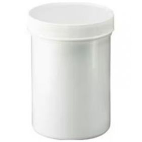 Rexam ointment jar plastic white 1oz