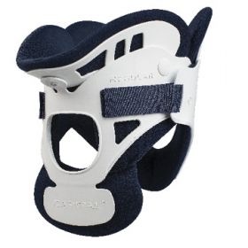Rigid Cervical Collar with Replacement Pads Capital Preformed Adult Regular Two-Piece / Trachea Opening