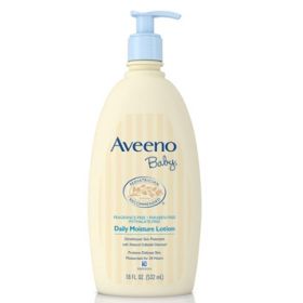 Baby Lotion Aveeno 18 oz. Pump Bottle Unscented Lotion
