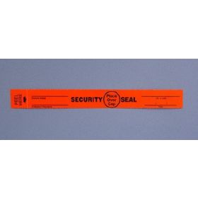 Tamper Evident Seal Red 0.75 X 6.625 Inch