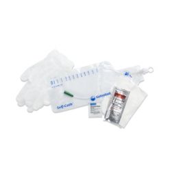 Intermittent Closed System Catheter Self-Cath Coude Olive Tip 16 Fr. Without Balloon Lubricated PVC