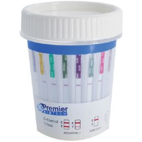 Drugs of Abuse Test Bio-Cup 5-Drug Panel AMP, COC, OPI, PCP, THC 50 Urine Sample 25 Tests