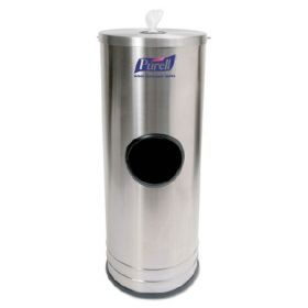 Wipe Dispenser Purell Silver Stainless Steel Center Pull 800 Count Floor