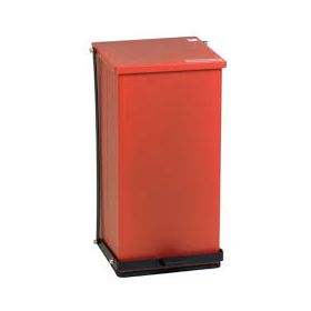 Detecto P-100R Step-On Waste Can Receptacles-Red