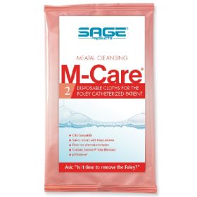 Personal Wipe M-Care Meatal Soft Pack Purified Water / Methylpropanediol / Glycerin / Aloe Scented 2 Count