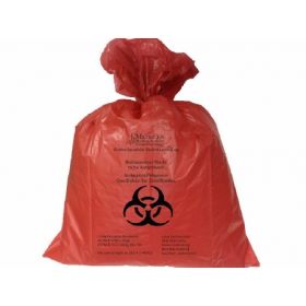 Biohazard Waste Bag Medegen Medical Products 3 - 4 gal. Red Polypropylene 14 X 19 Inch