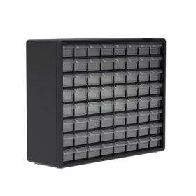 Storage Cabinet Wall Mount Plastic 64 Drawers