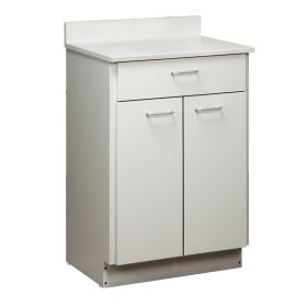 Treatment Cabinet ClintonClean Laminate / Solid Plastic Top 1 Drawer 1 Shelf Optional Locks
