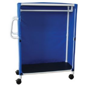 Linen Cart with Cover 300 Series 125 lbs. 1 Shelf 20 X 45 Inch