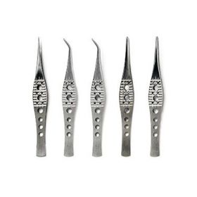 Histology Forceps Miltex Arruga 5-1/2 Inch Length OR Grade Stainless Steel NonSterile NonLocking Fenestrated Paddle Handle Straight Smooth Tip