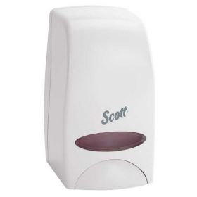 Hand Hygiene Dispenser Scott Essential White Plastic Manual Push 1 Liter Wall Mount