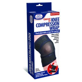 Knee Wrap North American Health & Wellness One Size Fits Most Hook and Loop Closure Left or Right Knee