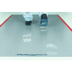 Contamination Control Mat Dycem CleanZone-Lite 2 X 3 Foot Gray Polymeric Compounds