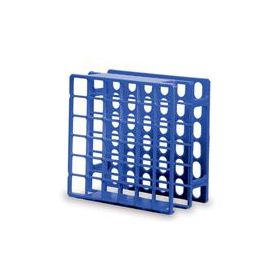 Blood Tube Rack 36 Place 16 mm Tube Size Blue 2-1/2 X 5 X 5 Inch