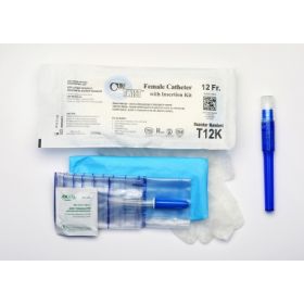 Intermittent Catheter Kit Cure Twist Female / Straight Tip 12 Fr. Without Balloon