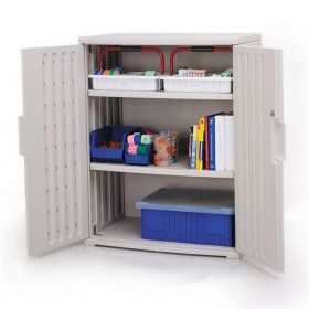 Storage Cabinet High Density Polyethylene 4 Shelves