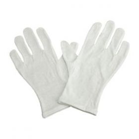 Glove liner lightweight cotton medium / large white 12pr/pk