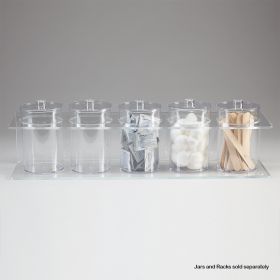 Clear Acrylic Rack for Plain Acrylic Jars Acrylic Jars