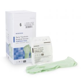 Surgical Glove McKesson Perry Performance Plus Size 6 Sterile Polyisoprene Standard Cuff Length Smooth Green Chemo Tested