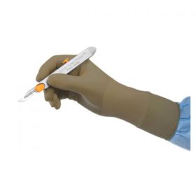 Gloves radiation attenuating ansell no chm aprvd pf ltx 11 in 9 strl khk 5pr/ca