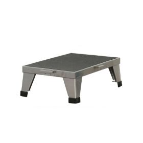 Step Stool UMFmedical Stackable 1-Step Stainless Steel 6 Inch Step Height