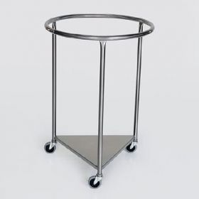 Hamper Stand Rolling Round Opening Open Top Without Lid 1052526
