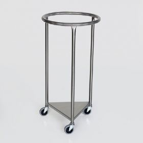 Hamper Stand Rolling Round Opening Open Top Without Lid 1052529