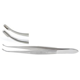 Capsule Forceps Miltex Arruga 4 Inch Length OR Grade German Stainless Steel NonSterile NonLocking Thumb Handle Curved
