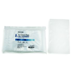 Zip Closure Bag McKesson 5 X 8 Inch Polyethylene Clear