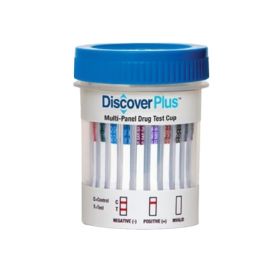 Drugs of Abuse Test Discover Plus 12-Drug Panel with Adulterants AMP, BAR, BUP, BZO, COC, mAMP/MET, MDMA, MTD, OPI, OXY, PCP, THC (CR, pH, SG) Urine Sample 25 Tests