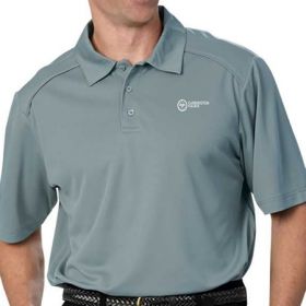 Polo Shirt Medium Pewter Short Sleeves Male