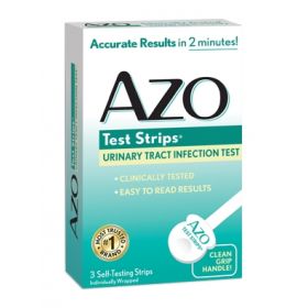 Rapid Test AZO Test Strips Home Test Device Urinary Tract Infection Detection Urine Sample 3 Tests