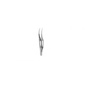 Corneal Forceps Harms-Colibri 4-1/4 Inch Length Stainless Steel Angled 45 0.12 mm with 1 x 2 Teeth