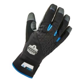 Utility Glove ProFlex 817 Reinforced Thermal Small Synthetic Leather / Thinsulate Black / Gray Wrist Length Hemmed Cuff NonSterile
