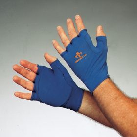 Impact Glove IMPACTO Tool Grip Glove Liner Fingerless Medium Blue Right Hand
