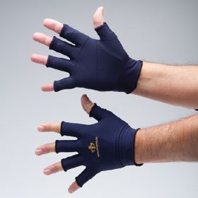 Impact Glove IMPACTO Glove Liner 3/4 Finger Large Black Left Hand