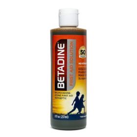 Skin Prep Solution Betadine 8 oz. Bottle 10% Strength Povidone-Iodine NonSterile