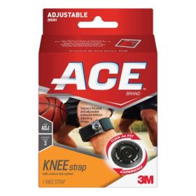 Knee Strap 3M  Ace  One Size Fits Most Hook and Loop Strap Left or Right Knee