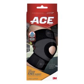 Knee Support 3M  Ace  Moisture Control Medium Pull-On / Hook and Loop Strap Closure 15 to 17 Inch Knee Circumference Left or Right Knee