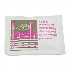 Mammography Wipe Freshwipes  Individual Packet Water / Alcohol / Potassium Sorbate Scented 50 Count