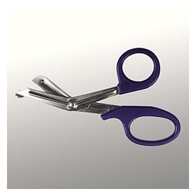Trauma Shears McKesson Medicut  Purple 7-1/4 Inch Length Medical Grade Stainless Steel Finger Ring Handle Blunt Tip / Blunt Tip