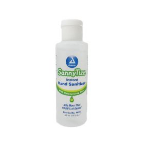 Hand Sanitizer with Aloe SannyTize 4 oz. Ethyl Alcohol Gel Bottle