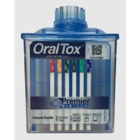 Drugs of Abuse Test OralTox 6-Drug Panel AMP, COC, mAMP/MET, OPI, PCP, THC Saliva Sample 25 Tests